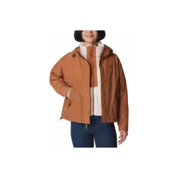Columbia Windbreaker Jackets Women's Brown