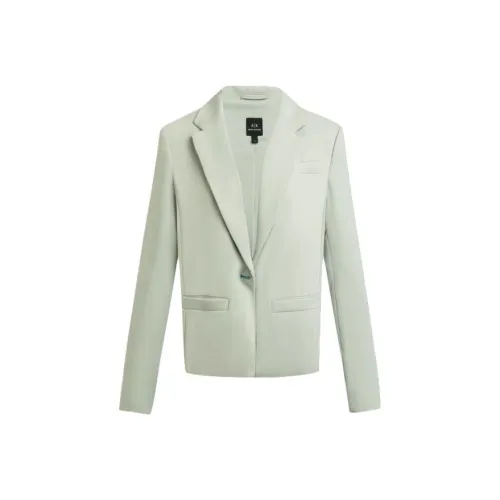 ARMANI EXCHANGE Business Suits Coats Women's Light Green