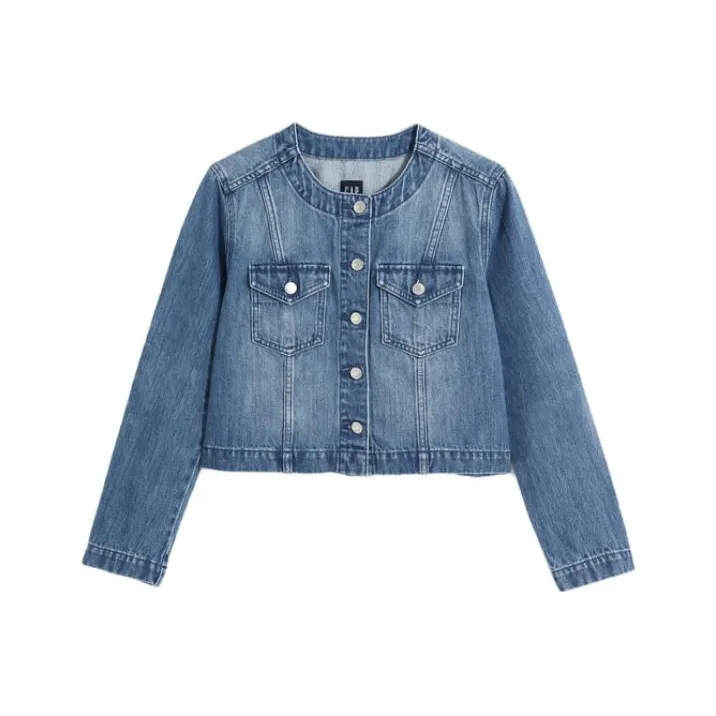 GAP Denim Jackets Women's Dark Blue-0
