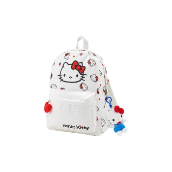 Sanrio Hello Kitty Polyester Backpack Women's Ecru