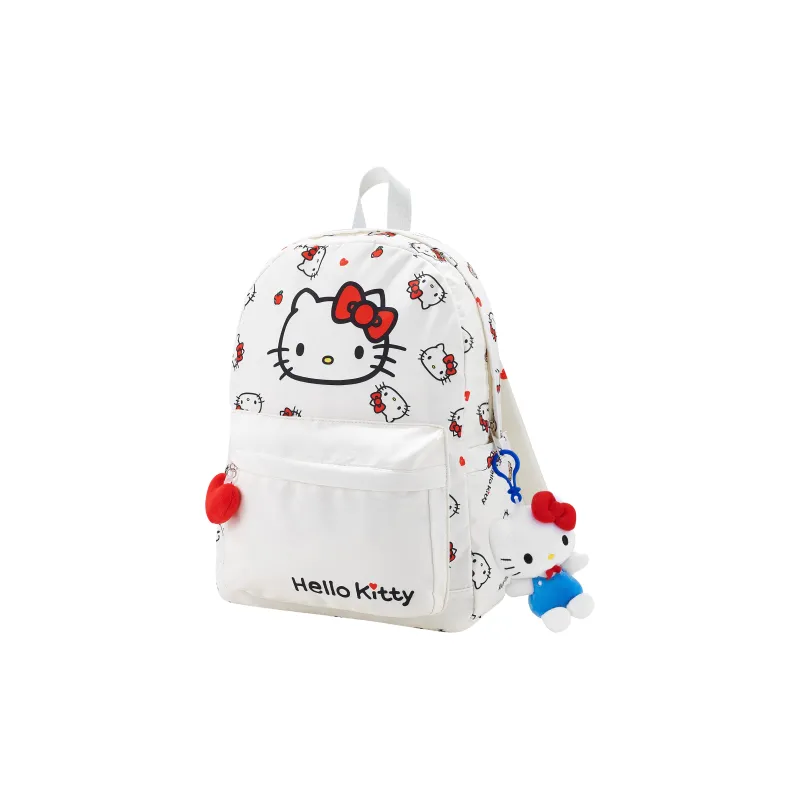 Sanrio Hello Kitty Polyester Backpack Women's Ecru-5