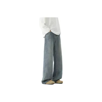 REXSHION Jeans Unisex Light Blue