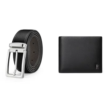 ROBERTA DI CAMERINO Top Grain Cow Leather Belts Men's 3.4cm