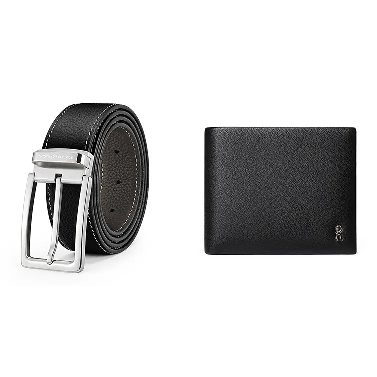 ROBERTA DI CAMERINO Top Grain Cow Leather Belts Men's 3.4cm-0