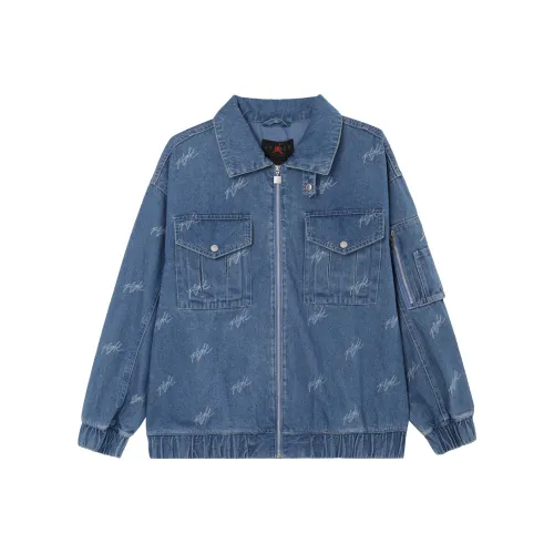 Jordan SS24 Flight Collection Renegade Denim Jacket Women's Stone Blue