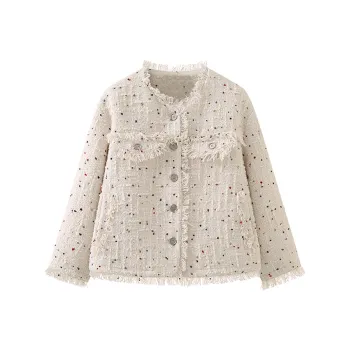 PAZZO Cropped Coat Women's White