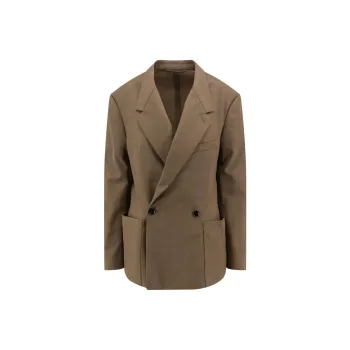 Lemaire Straight-Hem Double-Breasted Blazer