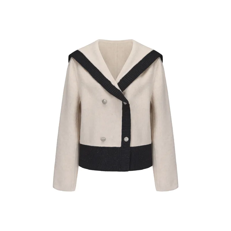 CHIWAWAMEME Cropped Coats Women's-0