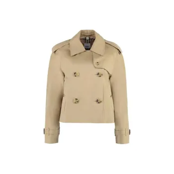 Burberry Double-Breasted Long-Sleeved Jacket