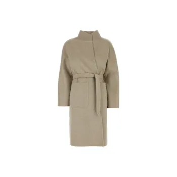 MaxMara Lilia Belted Long Sleeved Coat