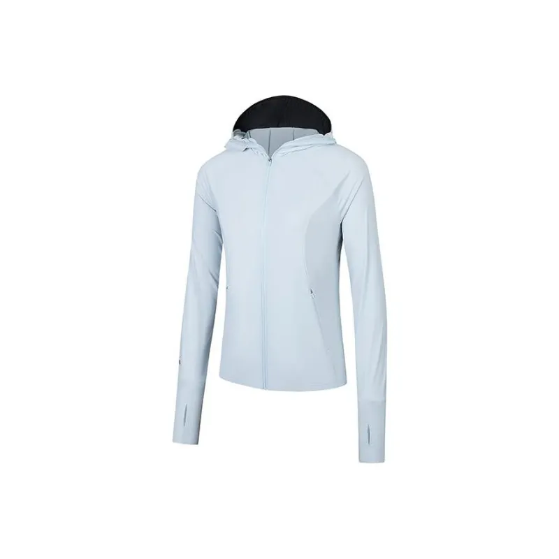 ANTA Variety Training Collection Sun Protection Clothing Women's Dream Shadow Blue-0