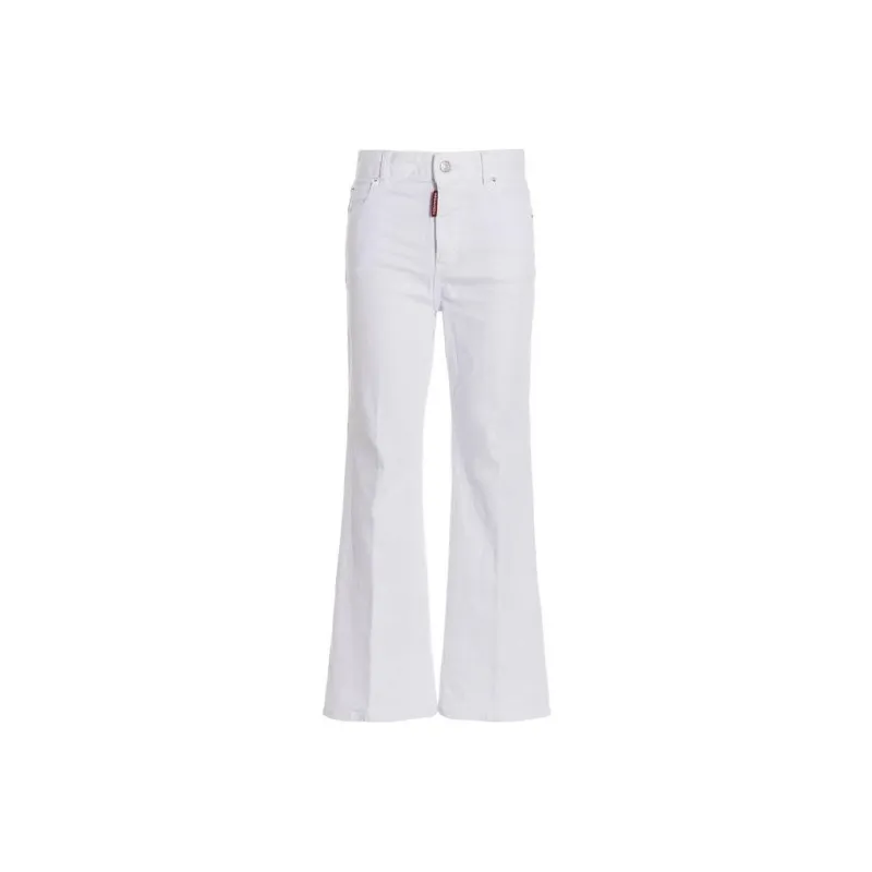 DSQUARED 2 Flared Cropped Jeans-0