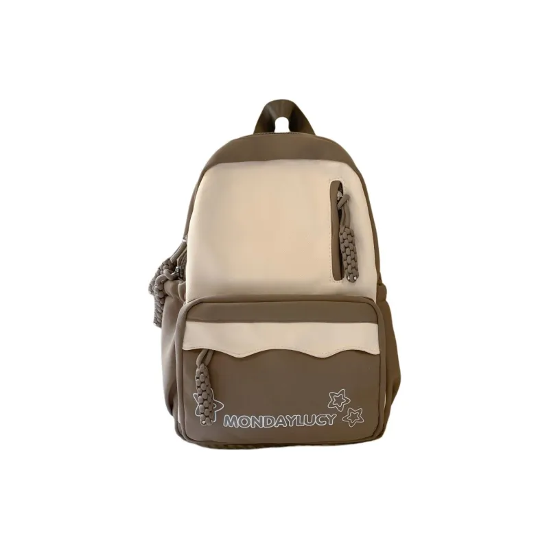 AIBAG Nylon Backpack Women's Purple/Green/Blue/Brown/Pink/Black-10