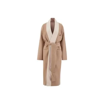 Ferragamo Tied-waist Wool Coat
