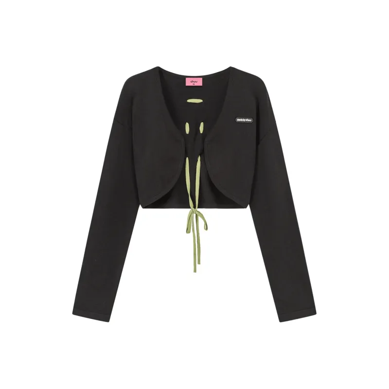 CHUU Cropped Coats Women's Black-0