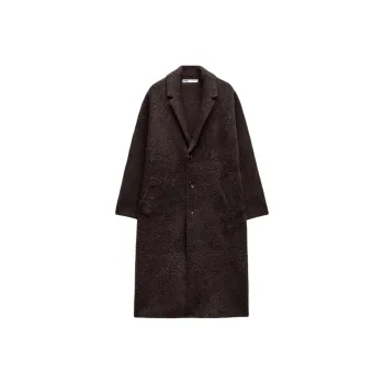 ZARA Coats Women's Brown