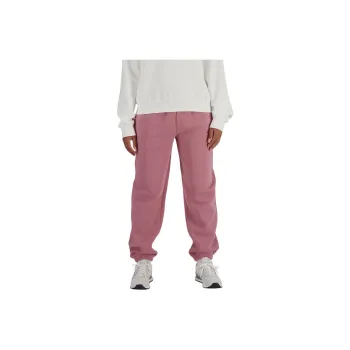 New Balance Icon Collegiate Fleece Jogger Casual Pants Women's Pink