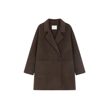 Mo Han Yi Mei Coat Women's Star Coffee Color