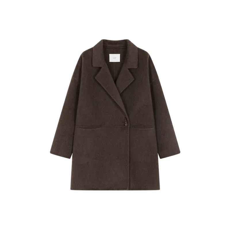 Mo Han Yi Mei Coat Women's Star Coffee Color-0