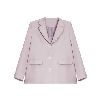 SONGBENSANGSANG Spring Loose Fit Casual Versatile Slimming Suit With Design Elements Women's