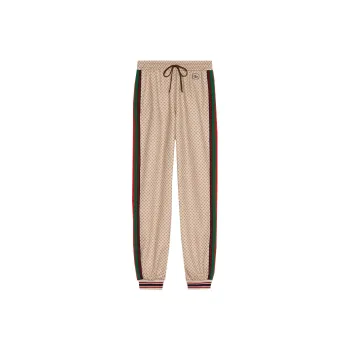 GUCCI Interlocking G Print Jersey Pant 'Beige/Camel'