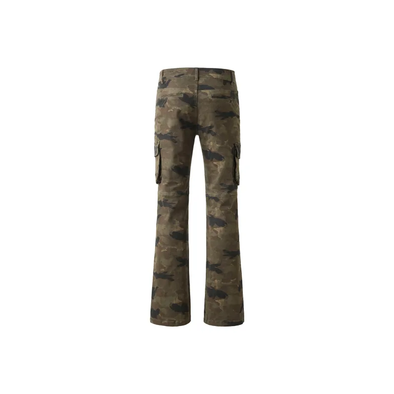 Beam Mix With Kimchi Slim Fit Bootcut Camouflage Jeans Unisex-20