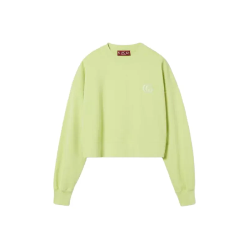 GUCCI SS25 Sweatshirt Women's Green-0
