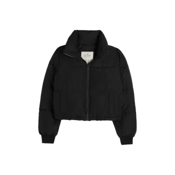 Hollister Puffer Jackets Women's Black
