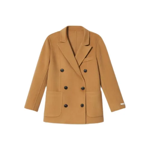 PSALTER Coats Women's Camel
