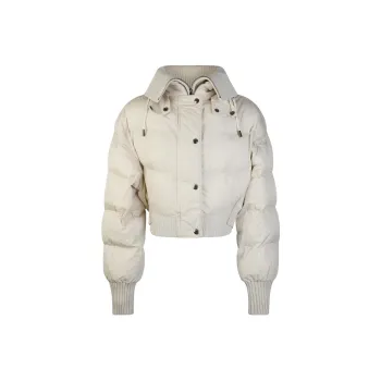 Jacquemus Collared Cropped Puffer Jacket