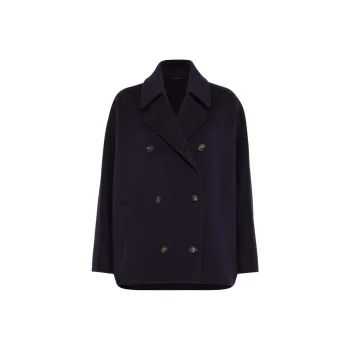 Brunello Cucinelli Double-Breasted Long Sleeved Jacket