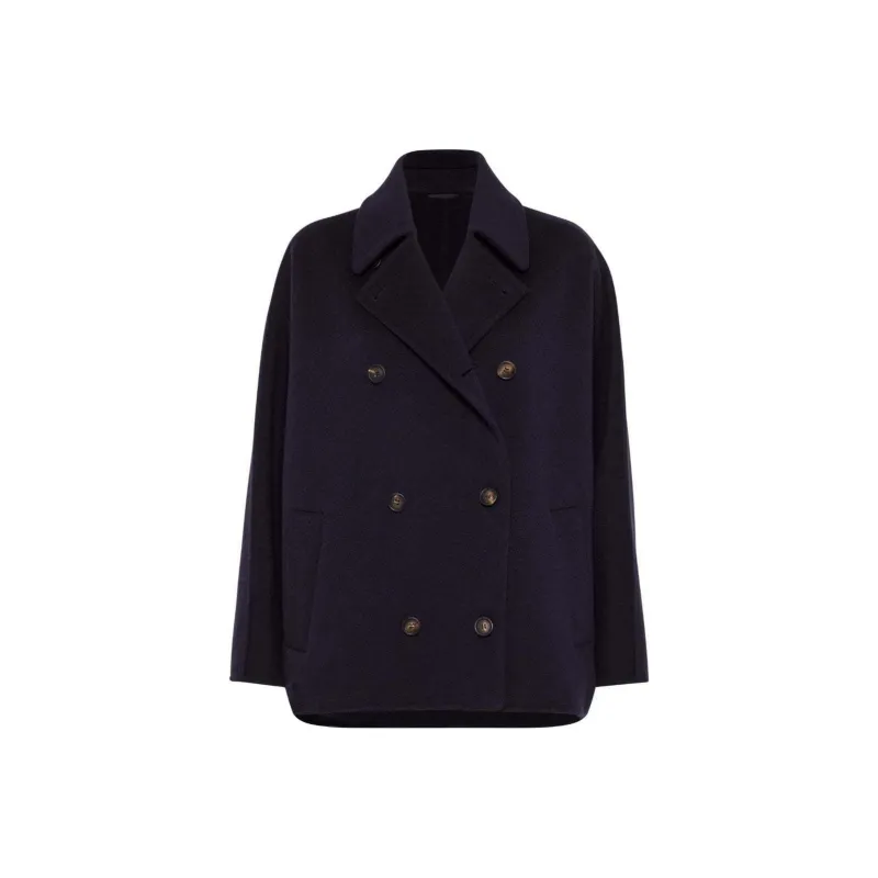 Brunello Cucinelli Double Breasted Long Sleeved Jacket-0