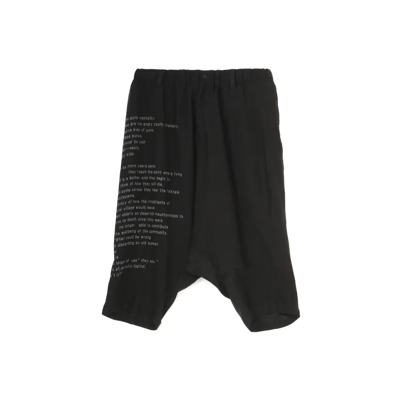 Yohji Yamamoto Casual Pants Women's Black-0