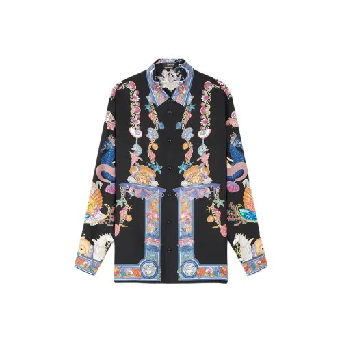 VERSACE Coral Theatre Silk Shirt