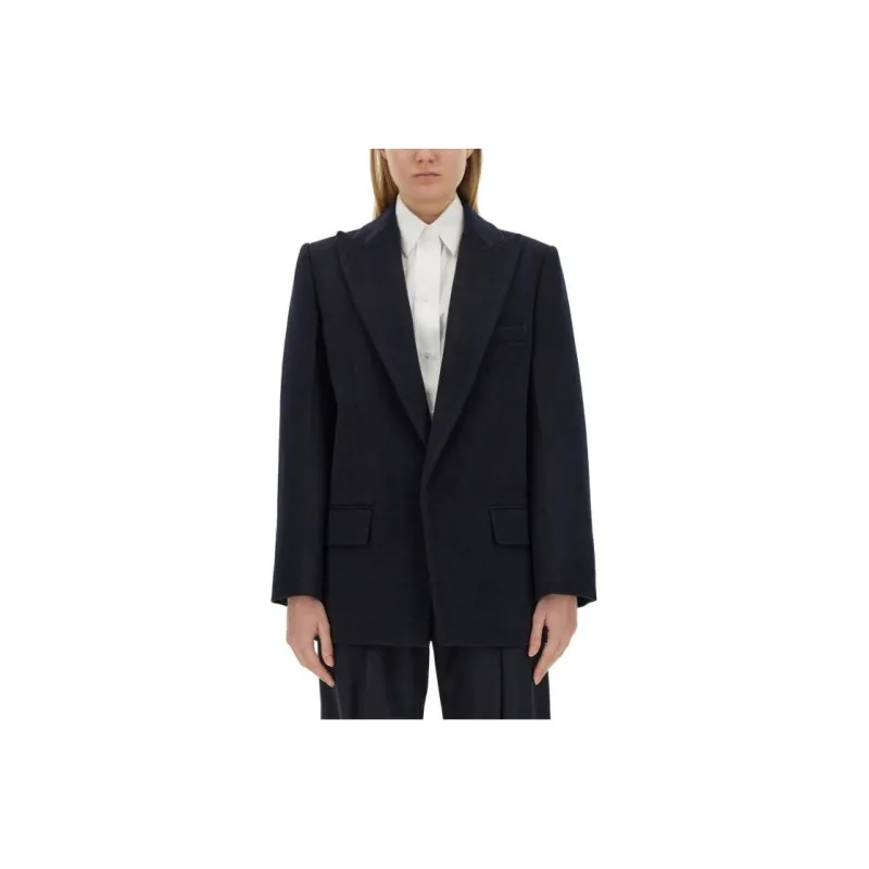 Victoria Beckham Straight Hem Blazer-0
