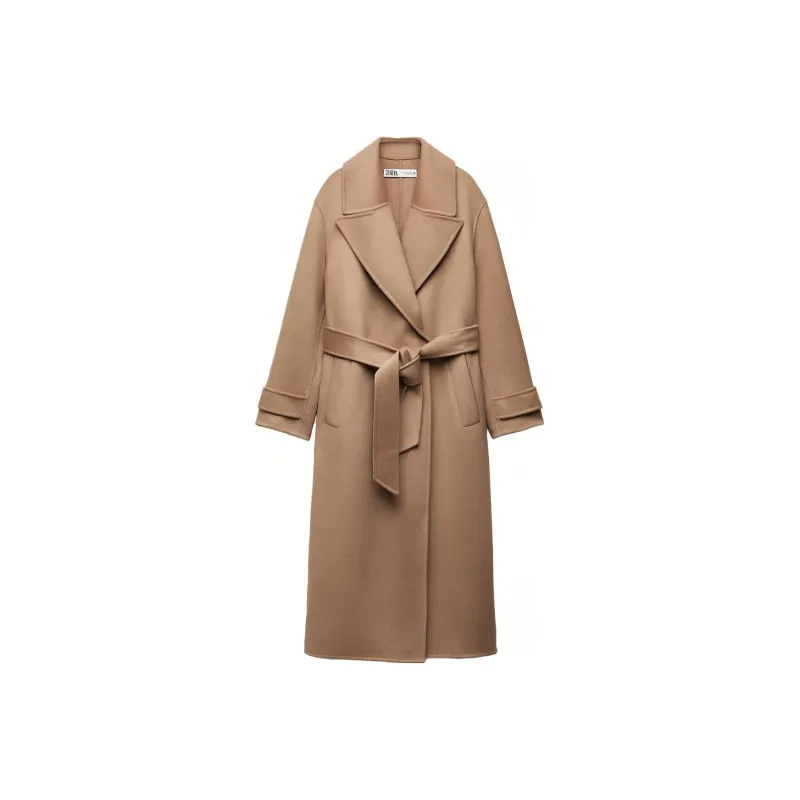 ZARA Coats Women's Brown-0