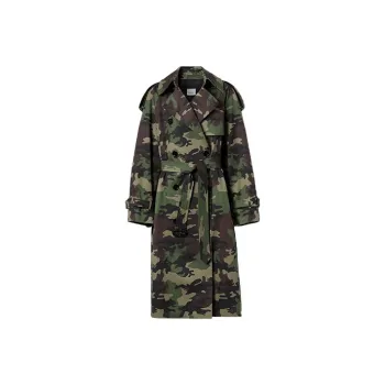 Burberry Trench Coat Women's Green