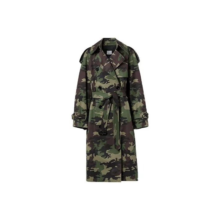 Burberry Trench Coat Women's Green-0