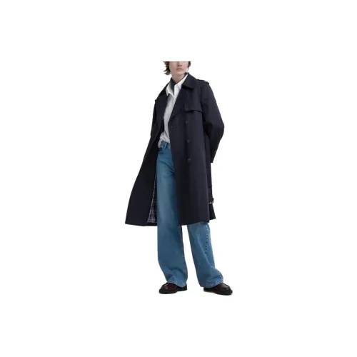 UNIQLO x Clare Waight Keller Trench Coat Women's Navy Blue