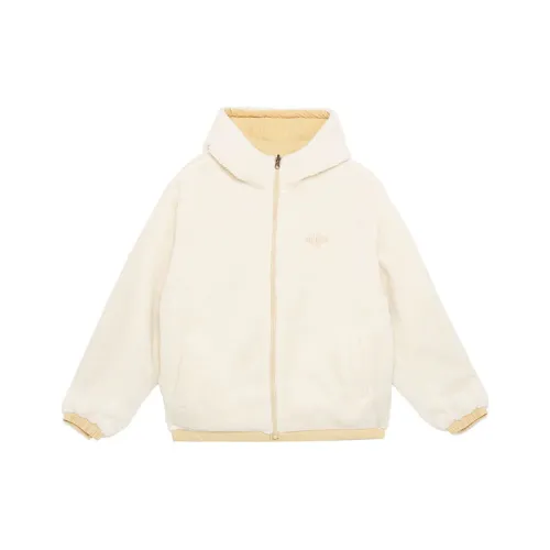 Palladium Puffer Jacket Women's White Sand