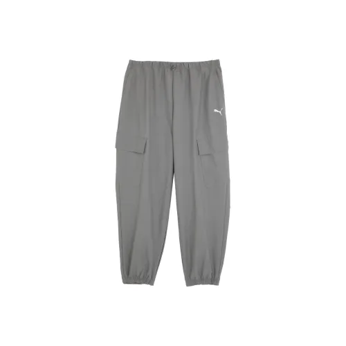 PUMA DARE TO RELAXED CARGO PANTS WOVEN Casual Pants Women's Light Gray