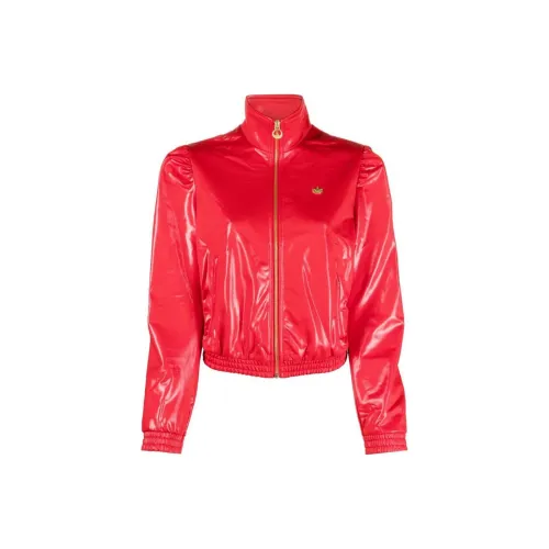 Adidas Cropped Coats Women's Red