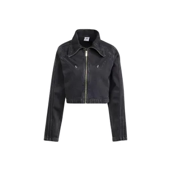 Adidas Originals Montreal Cropped Denim Jacket