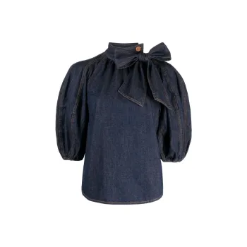 Zimmermann Denim Jackets Women's Blue