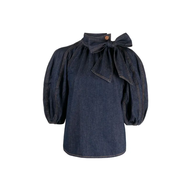 Zimmermann Denim Jackets Women's Blue-0