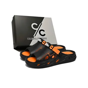 Colorful Creations Beach Sandals Men's Box
