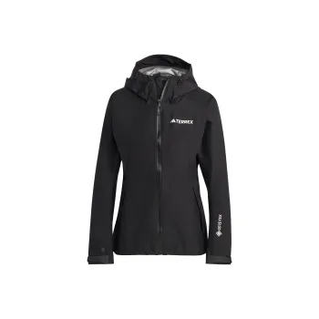Adidas Waterproof And Windproof Windbreaker Jacket Women's Black