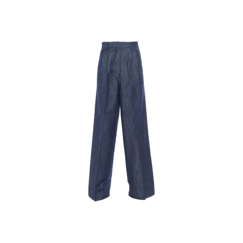 WEEKEND MaxMara High Waist Wide Leg Jeans-0