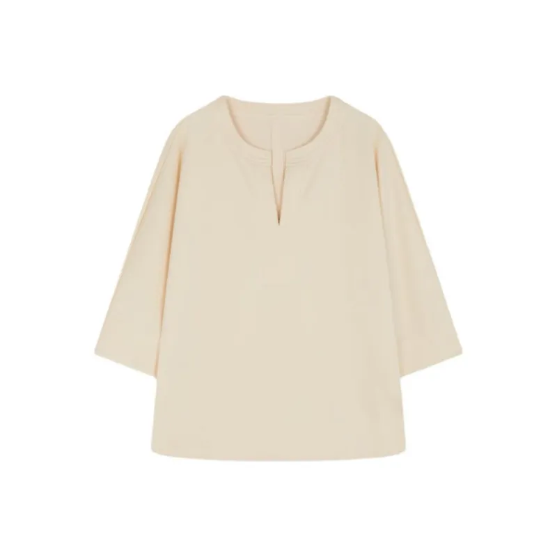 IHIMI Sweatshirt Women's Beige Yellow-0