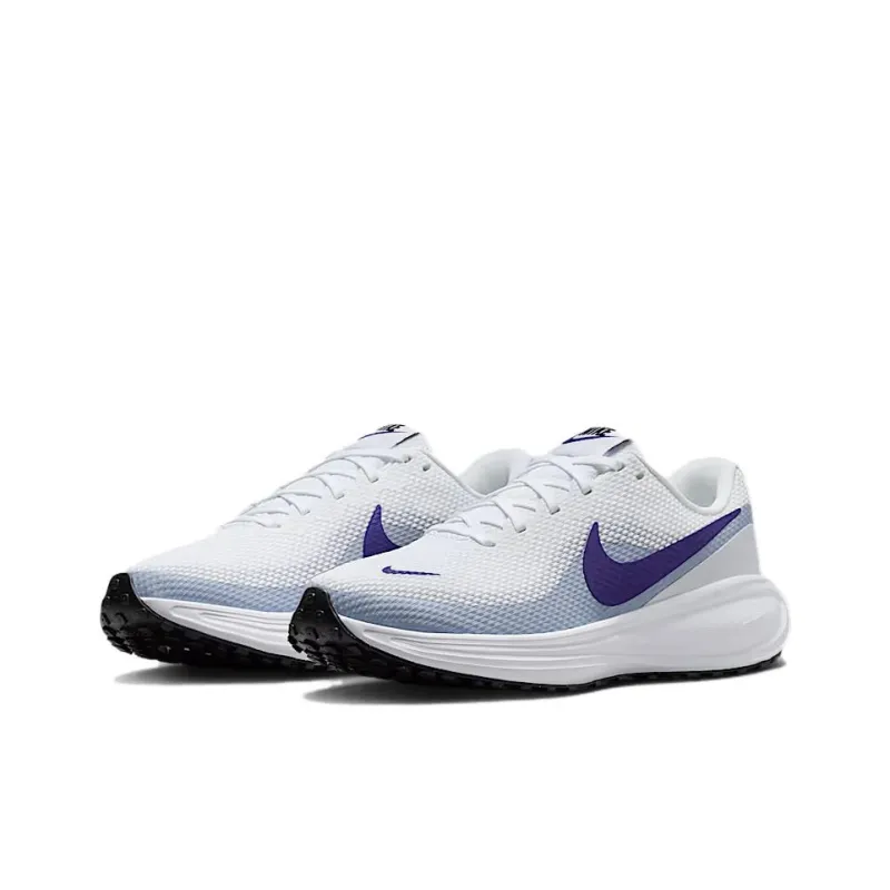 Nike Anti Slip Wear Resistant Low Top Casual Running Shoes Women's White-2